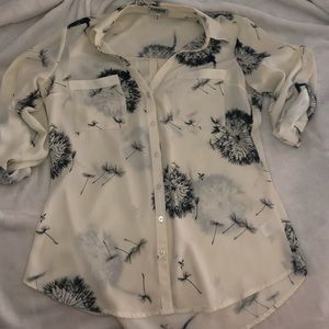 EXPRESS CREAM BLOUSE (MEDIUM)